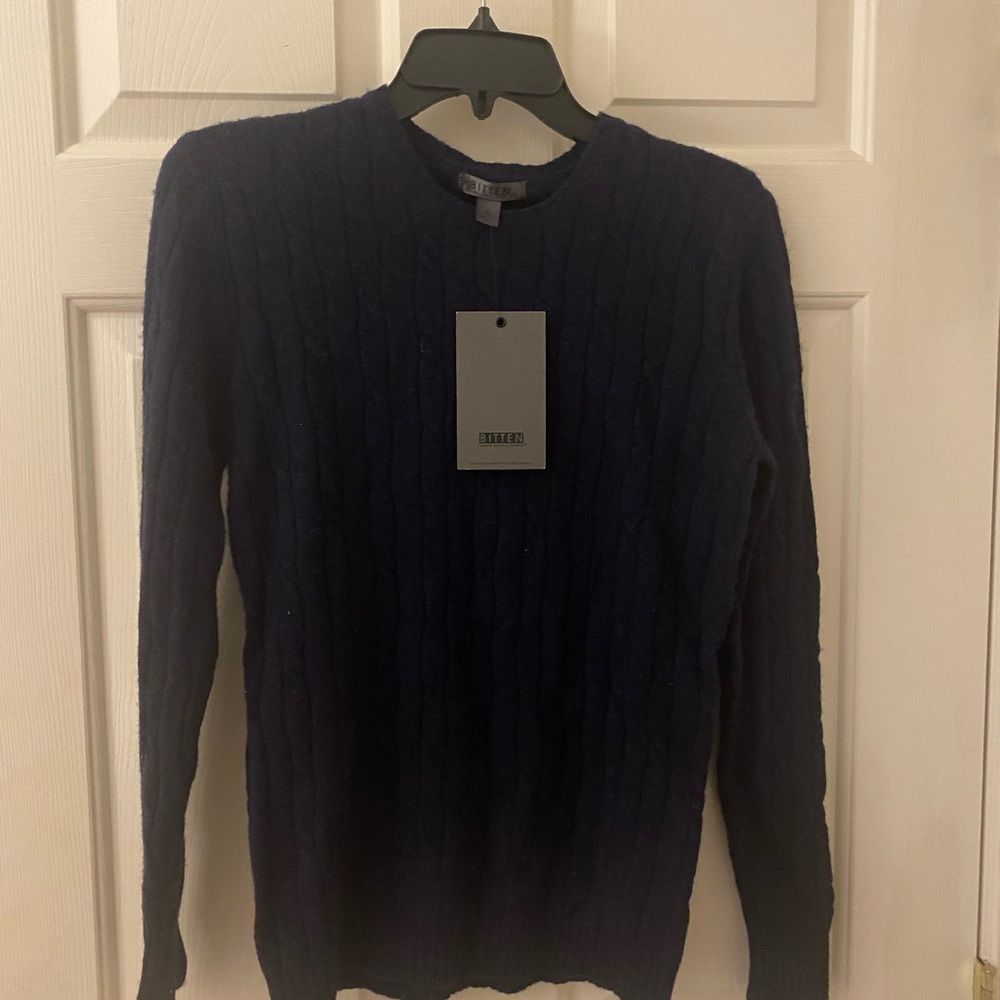 Bitten by Sarah Jessica Parker Blue Crewneck Sweater